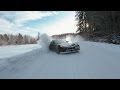 Crazy winter drift, Russia